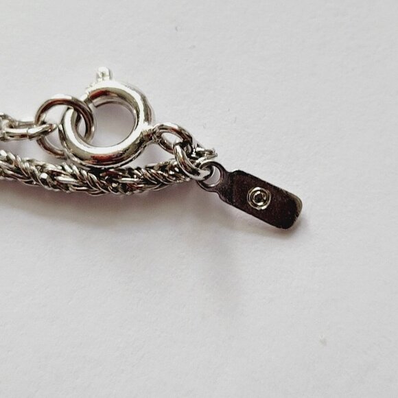 Vintage 17" Monet Rope Chain Silver Tone Classic Timeless Elegance Veratile EUC - Picture 4 of 7